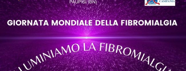 Paupisi| Giornata della Fibromialgia,il 12 maggio piazza Boscaino si illumina di viola