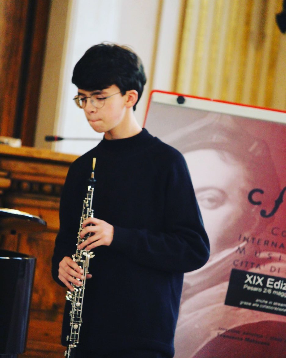 L’oboista airolano Ruggiero si aggiudica il Premo Città di Pesaro