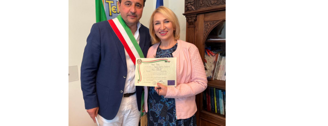La storia toccante di Lyudmyla Ruban, ucraina, che ha ricevuto la cittadinanza italiana a Telese Terme