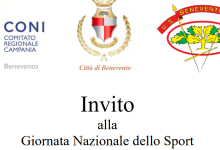 A Benevento la XVII Giornata Nazionale dello Sport