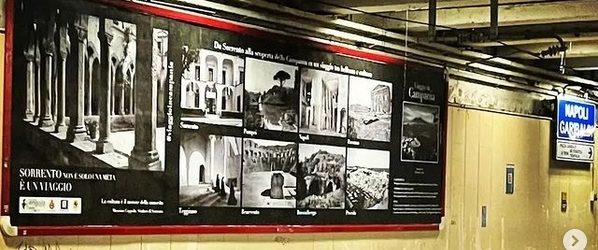 Stazione di Napoli: una installazione murale del fotografo internazionale Giuseppe Leone