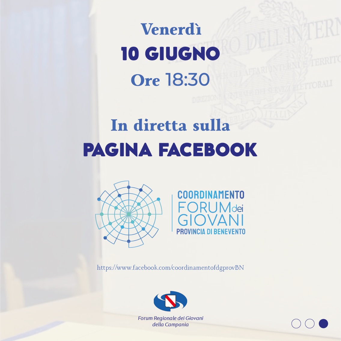 Referendum, il Forum dei Giovani di Benevento organizza un webinar