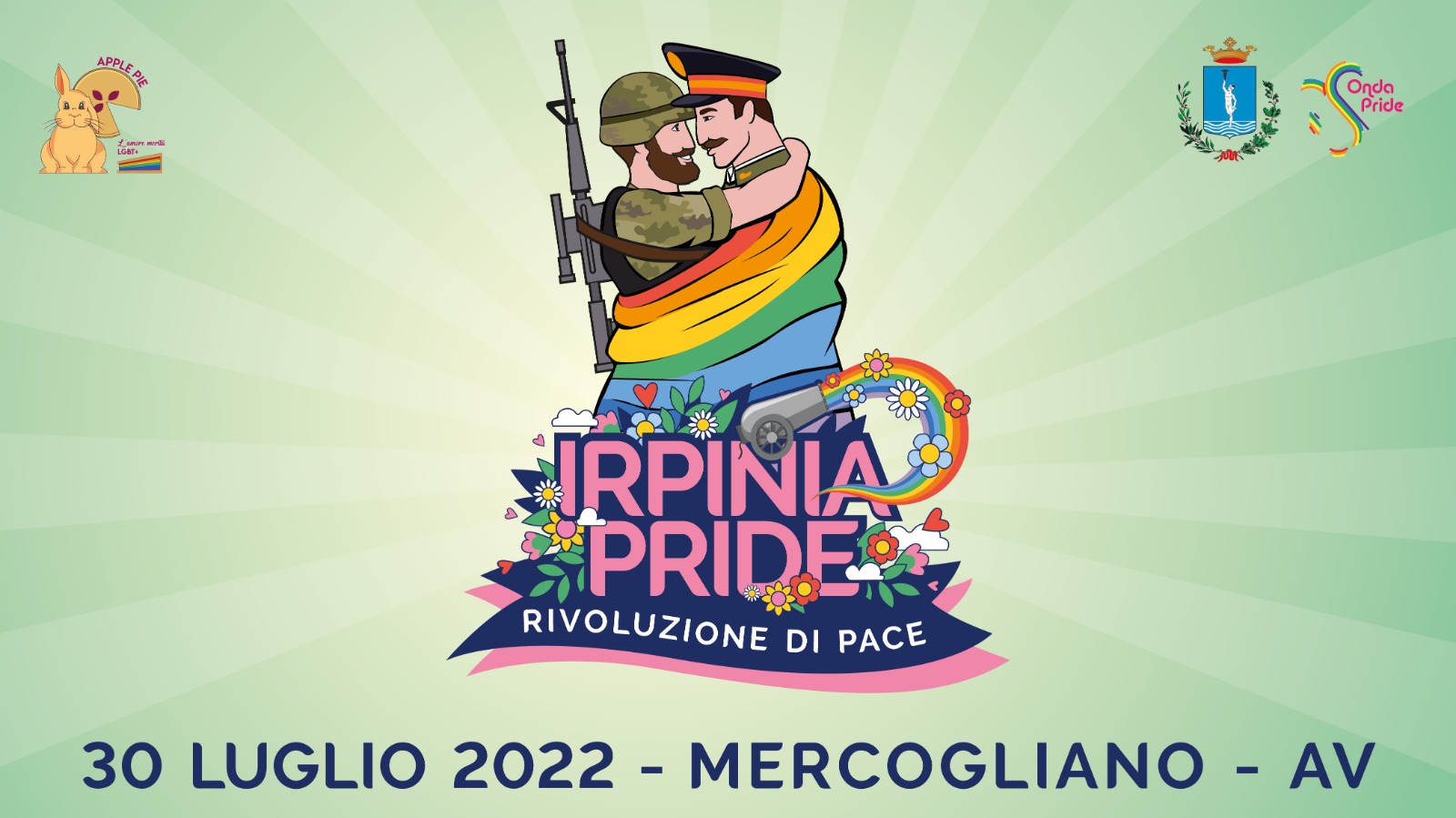 Irpinia Pride 2022: appuntamento a Mercogliano  il 30 luglio