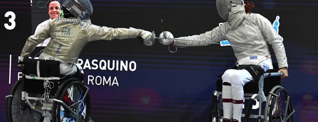 Scherma| La sannita Rossana Pasquino si conferma campionessa italiana paralimpica