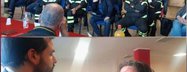 Benevento/Visita istituzionale al Comando dei Vigili del fuoco