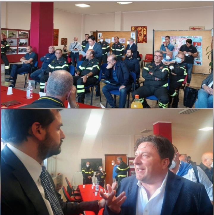 Benevento/Visita istituzionale al Comando dei Vigili del fuoco