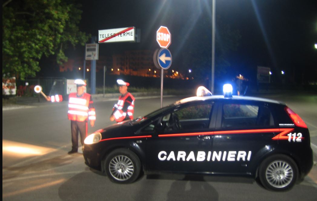 Carabinieri, controlli e perquisizioni in Valle Telesina e Telese Terme