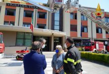 Avellino| Al Comando dei Vigili del Fuoco la visita del prefetto Spena e dell’ex pompiere Padre Francesco