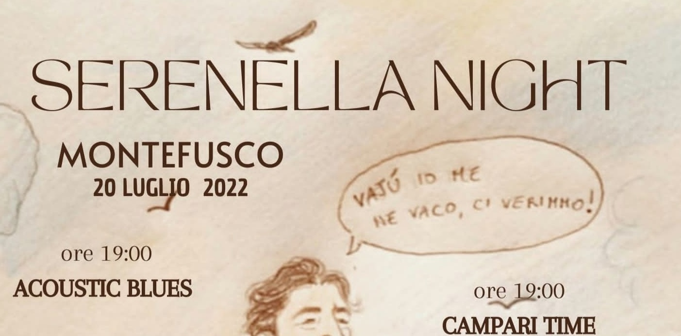 A Montefusco questa sera prende il via il “Serenella Night”