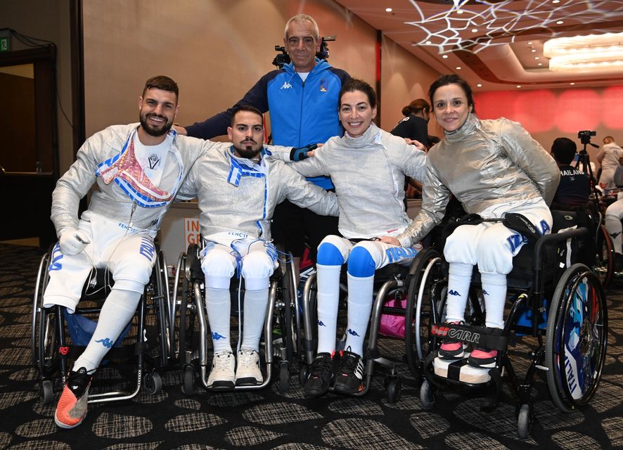 Scherma, la Pasquino conquista l’oro nella gara di sciabola a squadre mista