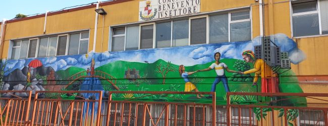 Benevento|Integrazione e socialita’, nasce il murales in viale dell’Universita’