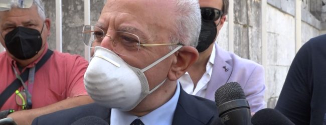 Covid, ordinanza del Presidente De Luca: ‘mascherina obbligatoria nelle Rsa e ospedali’