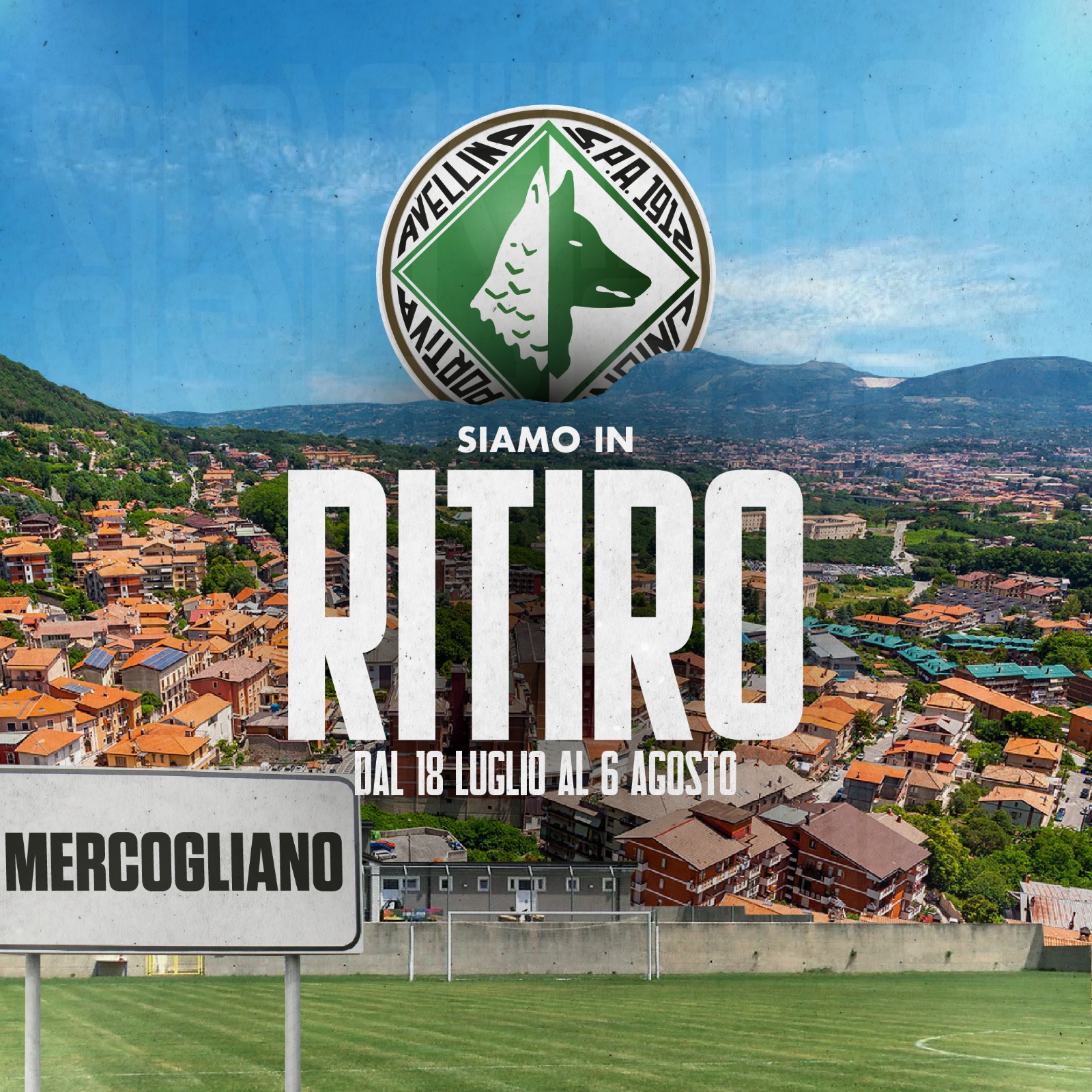 Avellino in ritiro a Mercogliano: il programma del precampionato