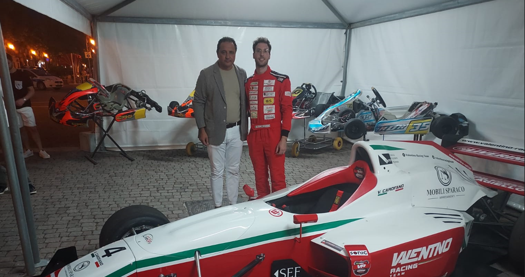 Telese Terme ha ospitato la Formula F3 e il campione telesino Valentino Carofano