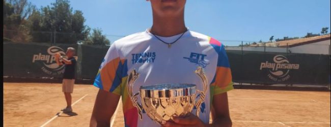 Tennis, il giovanissimo sannita Mattia Paolo Pagano vince il Master Nazionale Kinder