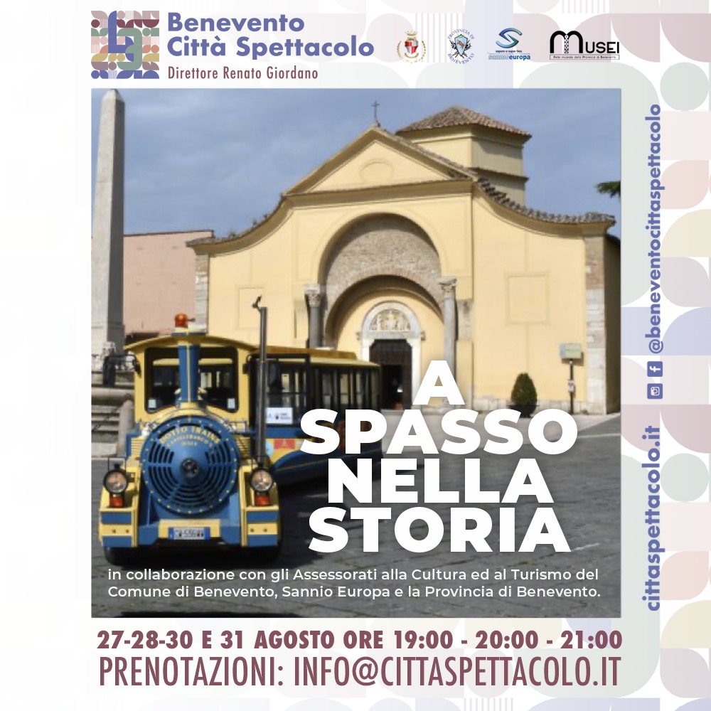 Benevento Città Spettacolo, arriva il tour a bordo del Trenino dell’Arte