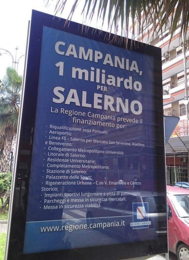 Ciampi (M5S): “De Luca getta la maschera, un miliardo di fondi regionali solo a Salerno”