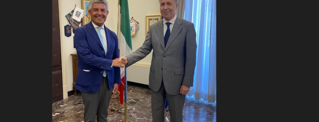 La visita del Presidente della Provincia Nino Lombardi alla Prefettura di Benevento