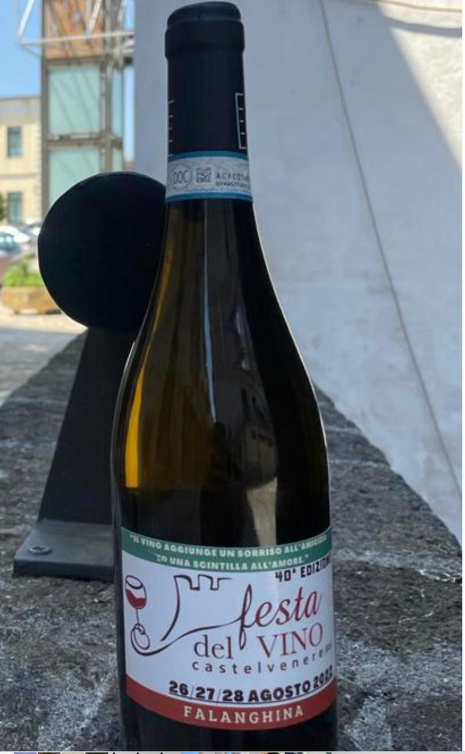 Dal 26 al 28 agosto  a Castelvenere la 40esima edizione della  “Festa del Vino”. La  Pro Loco realizzerà una bottiglia celebrativa