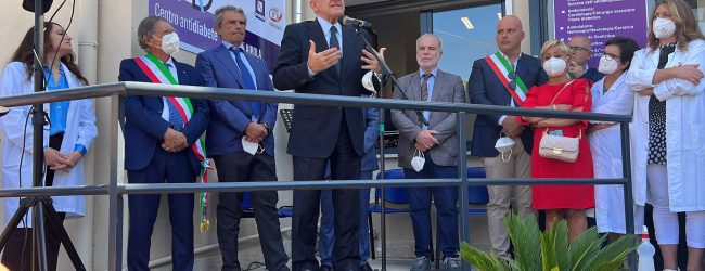 Airola, inaugurato il Centro Anti Diabete. De Luca: “Segno di attenzione per le aree interne”