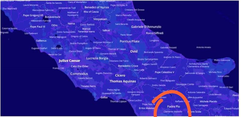 Mastella tra le persone più famose nel mondo in Campania. Un sito finlandese ne svela i particolari