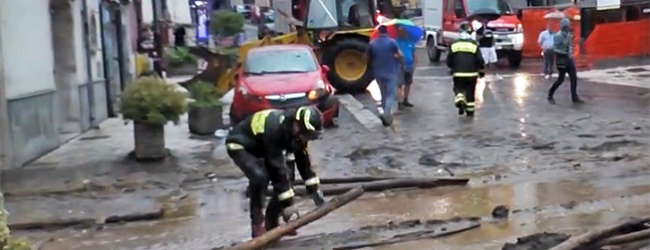 Nubifragio a Monteforte, si continua a spalare fango mentre Provincia e Regione si mobilitano