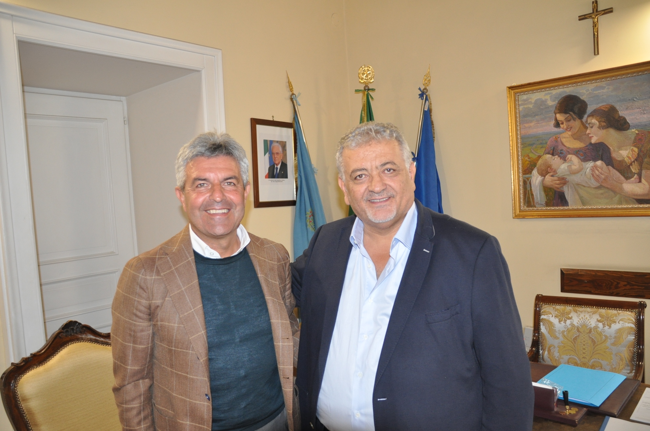 Il neo senatore Matera incontra Lombardi