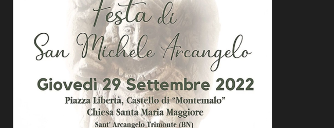 Festa di San Michele Arcangelo, il programma degli appuntamenti a Sant’Arcangelo Trimonte