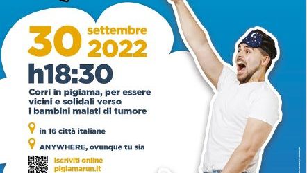 Benevento| “Pigiama Run 2022”: il 30 settembre si corre per i bambini malati