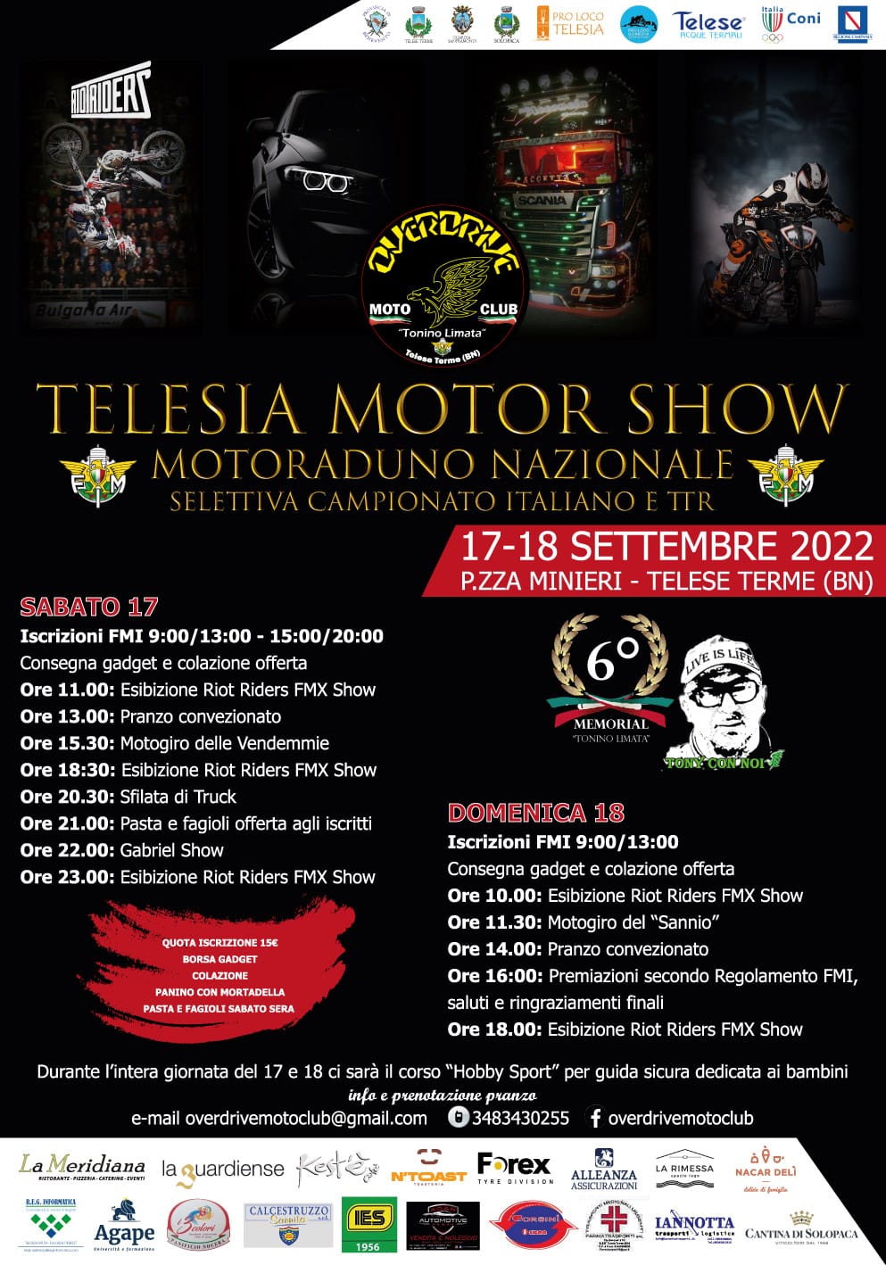 A Telese Terme la due giorni del motoraduno ‘Telesia Motor Show’