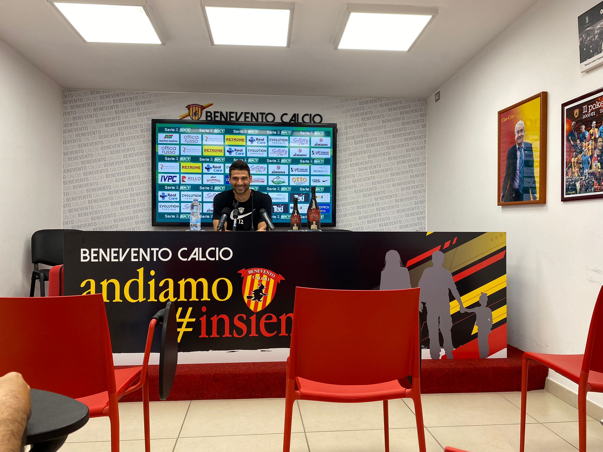 Benevento, Manfredini: “Dispiaciuti per la sconfitta ma siamo in crescita. Vogliamo raggiungere obiettivi importanti”