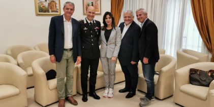 Bucciano| Oggi in Municipio la visita del Comandante provinciale dell’Arma dei Carabinieri  Enrico Calandro