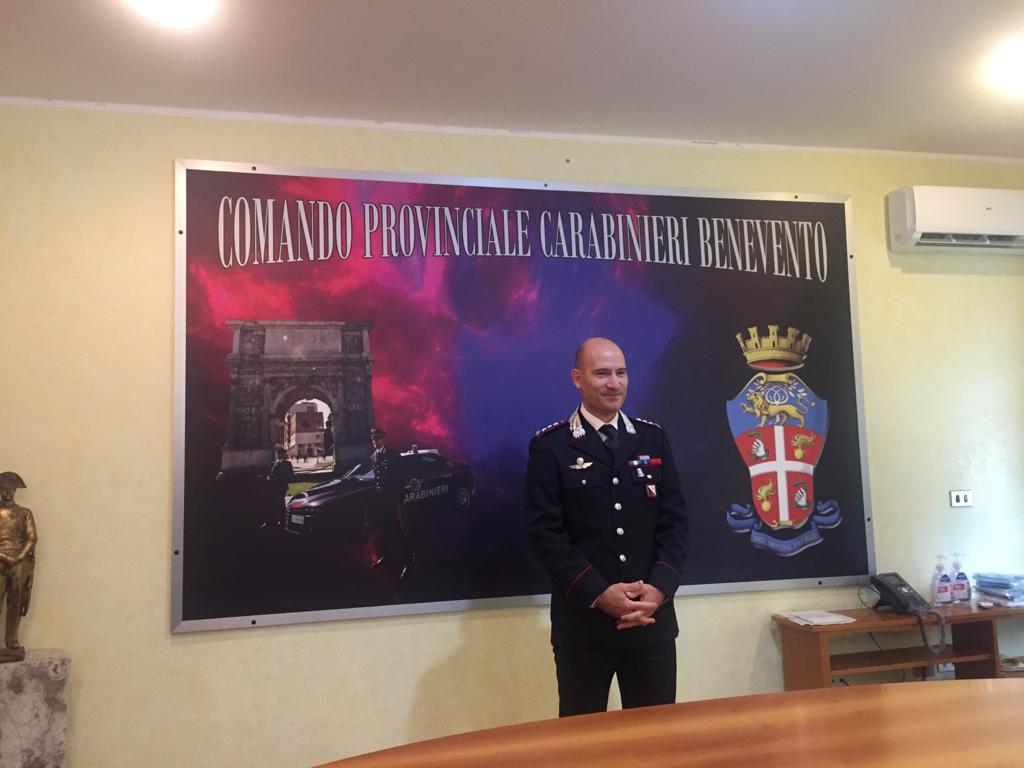 Carabinieri Benevento, ecco il nuovo Comandante Enrico Calandro