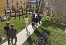 Benevento| Sopralluogo al cantiere dei lavori di sistemazione dell’area sottostante Palazzo Mosti