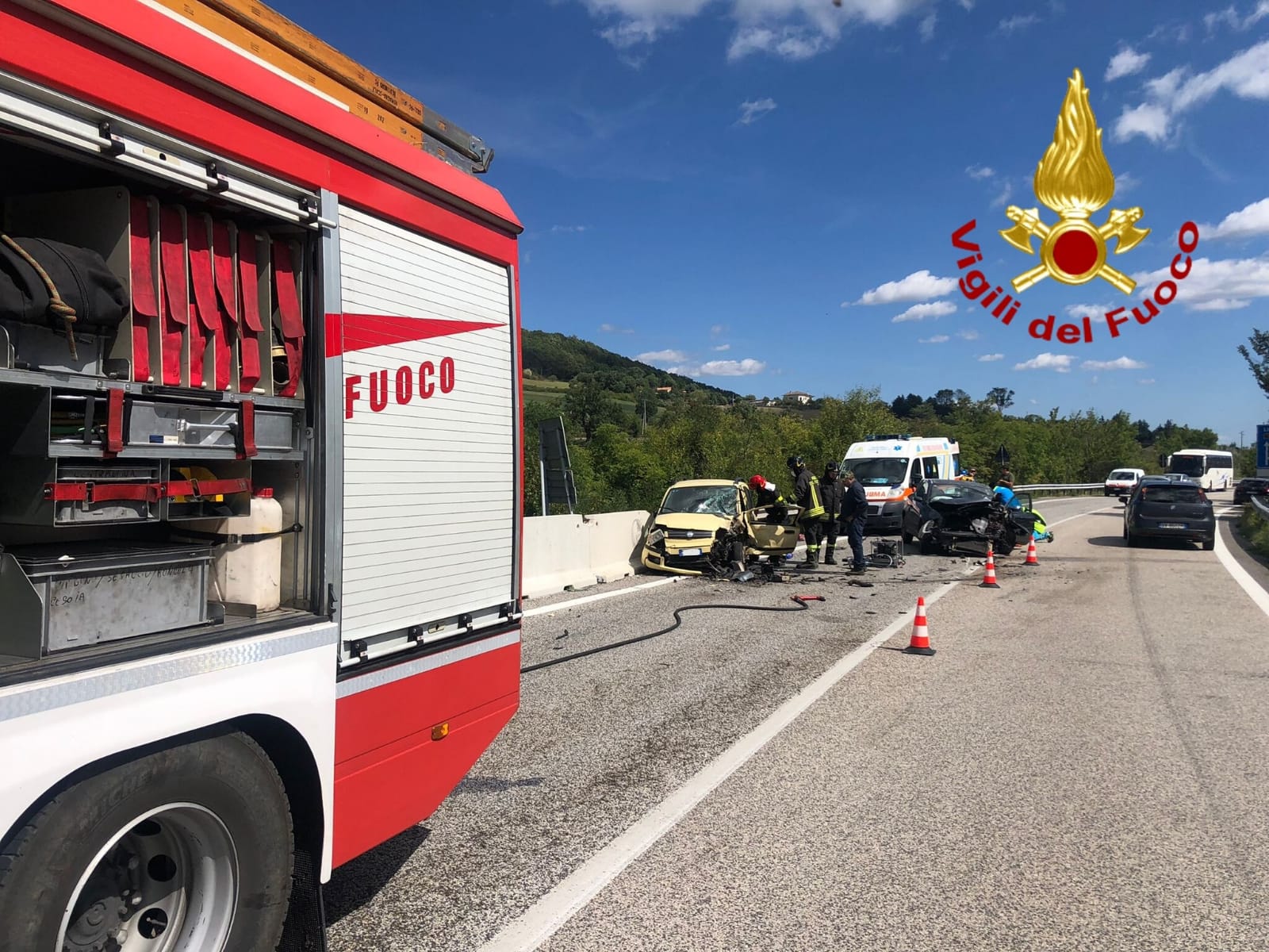 Nusco| Incidente stradale tra due auto sull’Ofantina, ferite le due conducenti trasportate all’ospedale “Moscati”