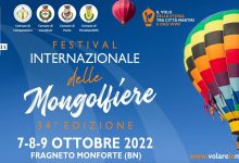 Torna il “Festival Internazionale delle Mongolfiere” di Fragneto Monforte: lunedi la presentazione dell’evento