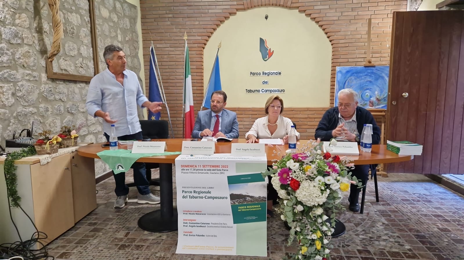 Bagno di folla per la presentazione del primo libro sul Parco Regionale del Taburno Camposauro