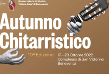 Al via dal prossimo 17 ottobre la X edizione dell’Autunno Chitarristico organizzato dal ‘Nicola Sala” di Benevento