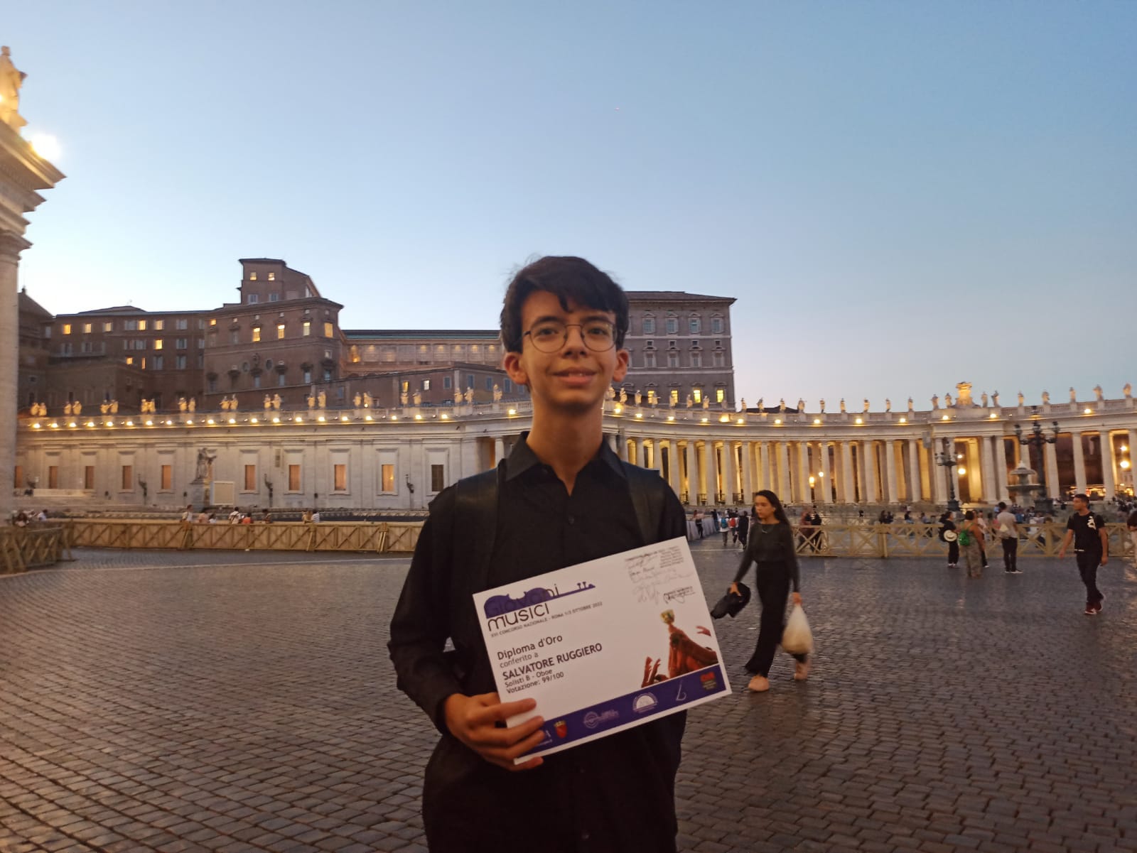 Airola| Il giovane oboista Ruggiero trionfa al “Premio Giovani Musici” di Roma