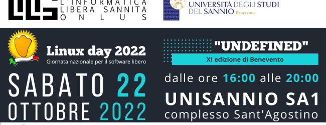 Linux Day 2022. A Benevento talk live e dibattiti per la giornata del software libero, cultura aperta e condivisione