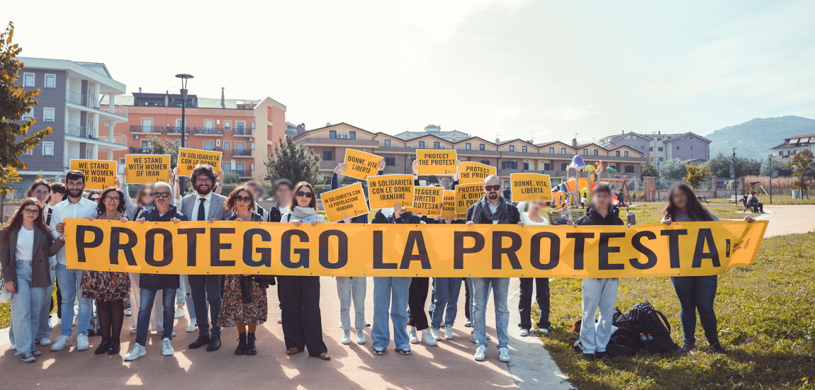 San Giorgio del Sannio| ‘Proteggo la protesta’, in nome delle donne iraniane