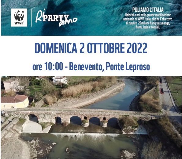 “Ri-Party-Amo”, domani a Benevento una giornata dedicata alla pulizia di un tratto di sponda del fiume Sabato