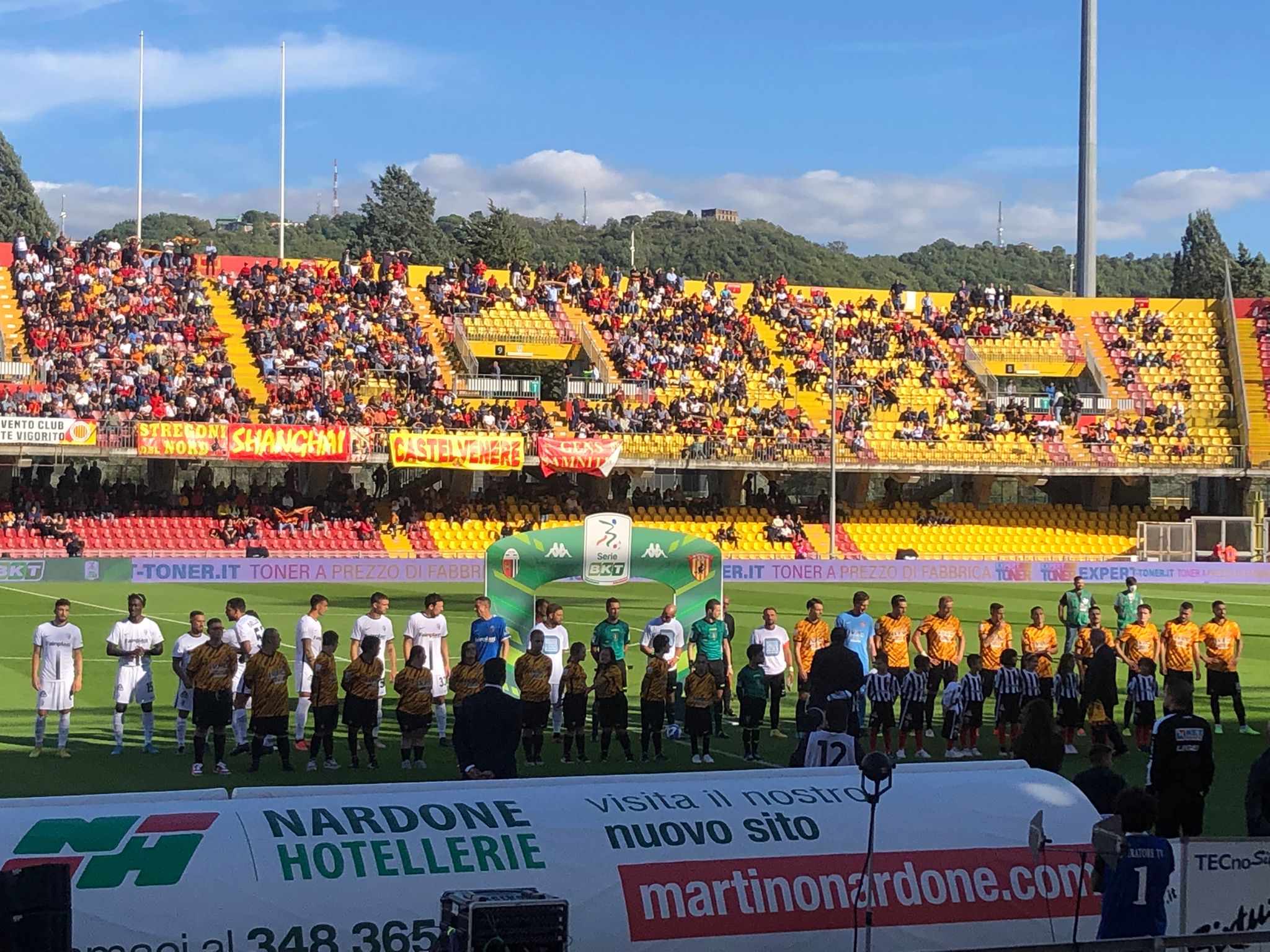 Benevento-Ascoli: 1-1. Un punto per Cannavaro all’esordio. Farias risponde a Botteghin