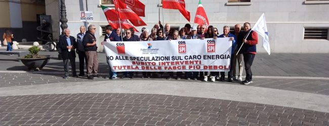 Crisi energetica, Cgil e Federconsumatori in piazza