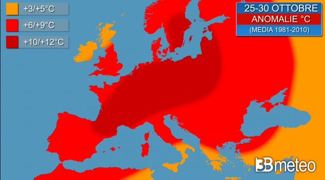 Meteo: super anticiclone ingloberà l’Europa in una bolla di caldo eccezionale