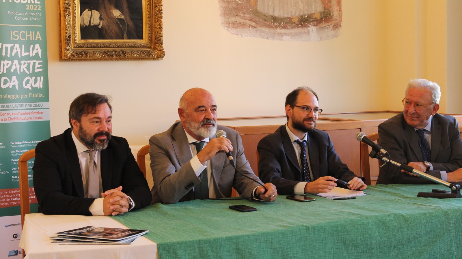 Esperti economici, broker, imprenditori, uomini di cultura e organizzazioni d’impresa si incontrano ad Ischia per la ripartenza economica dell’Italia 