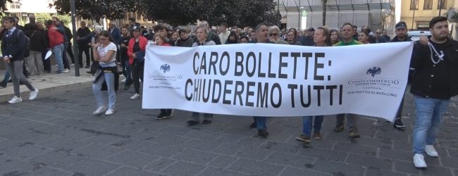 Avellino| Caro bollette, commercianti di nuovo in piazza l’8 novembre. Appello alla partecipazione
