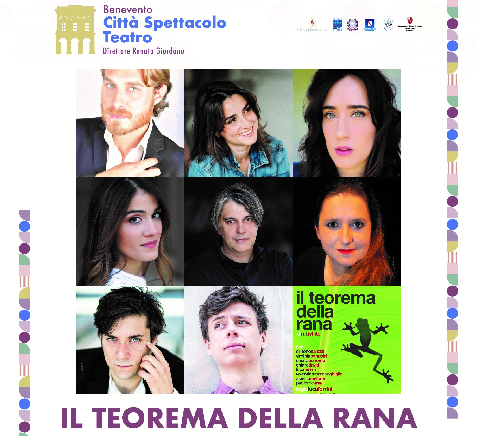 “Il Teorema della Rana” il 22 ottobre al Teatro Vittorio Emanuele di Benevento