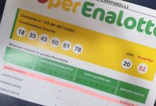 Supernalotto, a Benevento centrato un 5 da 43mila euro