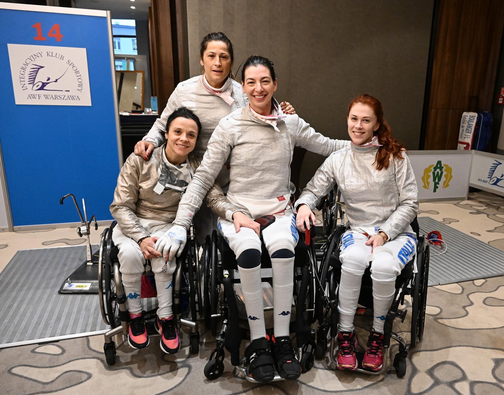 Scherma paralimpica, seconda medaglia europea per la sannita Pasquino: bronzo nella gara a squadre